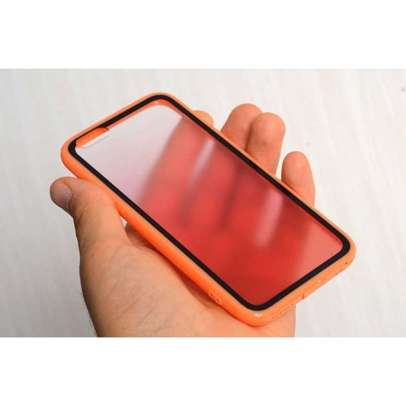 iPhone 6/6s Renk Geçişli Tıpalı Kenarları Renkli Silikon Kılıf ürün görseli 1