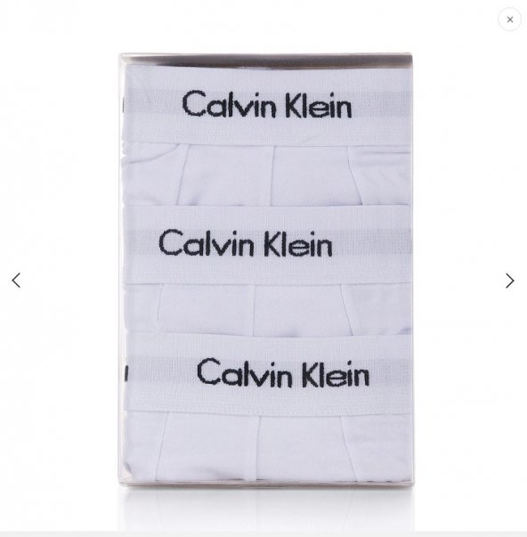 Calvin Klein Boxer 3 Lü Set(BEYAZ ZEMİN) - Resim 3