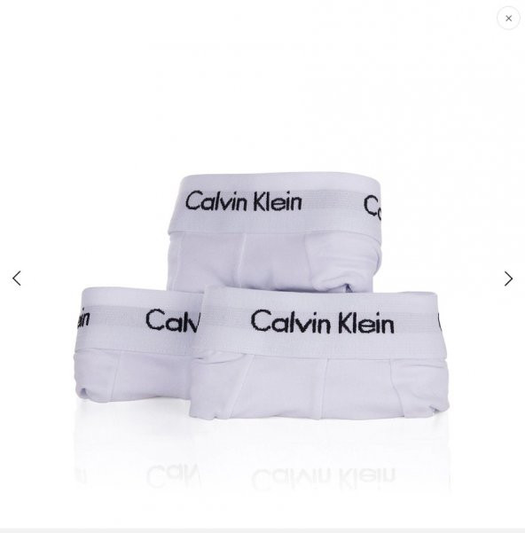 Calvin Klein Boxer 3 Lü Set(BEYAZ ZEMİN) - Resim 5