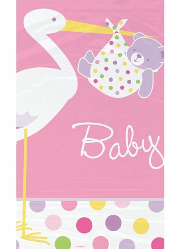 BABY GİRL MASA ÖRTÜSÜ 137CM X 213CM(PLASTİK) ürün görseli 1