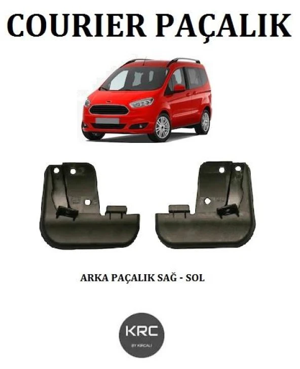 FORD COURİER ARKA PAÇALIK TOZLUK TAKIMI 2013 - 2020 ürün görseli 1