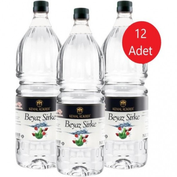 Kemal Kükrer Beyaz Sirke 2 lt 12'li ürün görseli 1