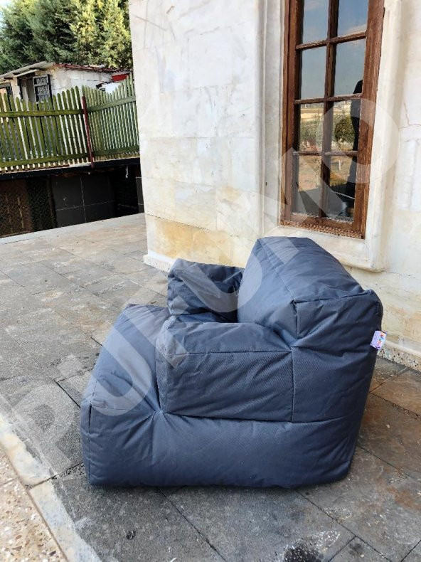 PUFUMO RELAX ARMUT KOLTUK GRİ - Resim 3