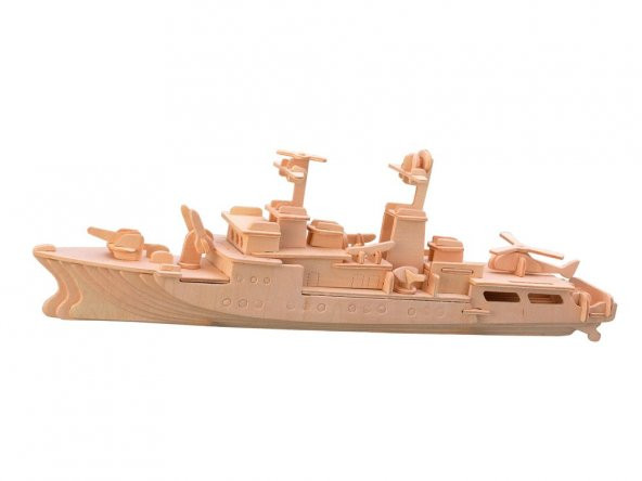 Destroyer Maketi - Dev Boy 3 Boyutlu Puzzle - Resim 2