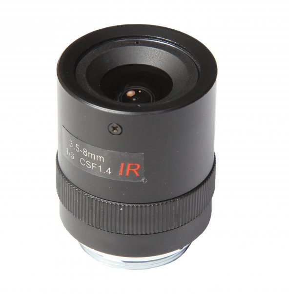 3.5-8MM Manuel Varifocal CCTV Lens F:1.6 ürün görseli 1