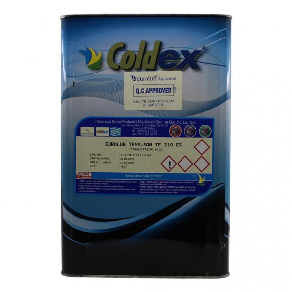 Eurolub Coldex TE 210 ES 16 Lt Mineral Bor Yağ ürün görseli 1