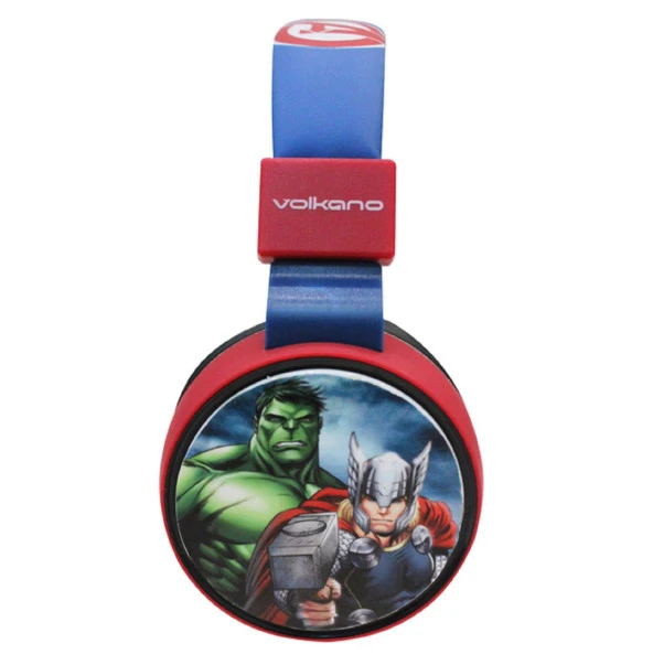 Marvel Avengers Bluetooth Kulaklık Mikrofonlu Kablosuz Yenilmezler Çocuk Kulaklığı Lisanslı MV-1006-AV ürün görseli 1