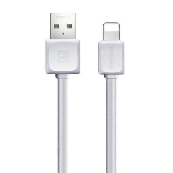 Remax Lightning USB Data Kablo 1mt 2.4A RC-129i Beyaz ürün görseli 1
