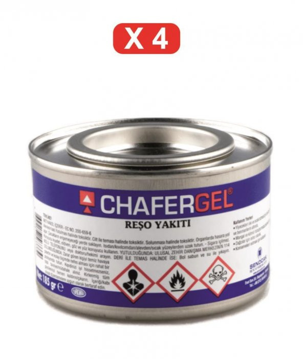 Chafergel Reşo Yakıtı 185 gr X 4 Adet ürün görseli 1