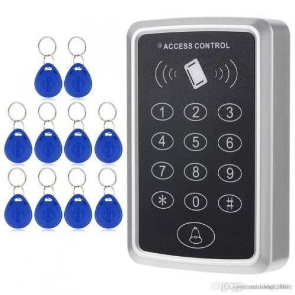 RFID Şifreli Kapı Kilidi - Kartlı Geçiş Kontrol Göstergeç Sistemi ürün görseli 1