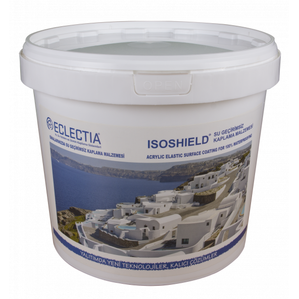 İSOSHİELD SU KESİCİ DIŞ CEPHE SU YALITIM BOYASI 5 KG ürün görseli 1