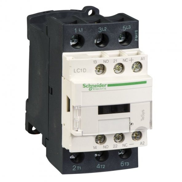 Lc1d32bd Schneider 32 Amper15 Kw 24 V Dc Bobinli Kontaktör ürün görseli 1