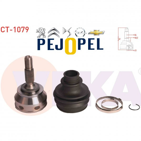 PTTAVM: PEUGEOT 301 1.6 HDİ DIŞ AKS KAFASI SOL - SAĞ