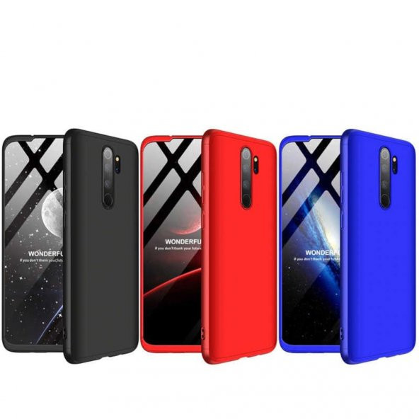 Xiaomi Redmi Note 8 Pro Kılıf Zore Kamera Korumalı 360 Tam Koruma Ays ürün görseli 1