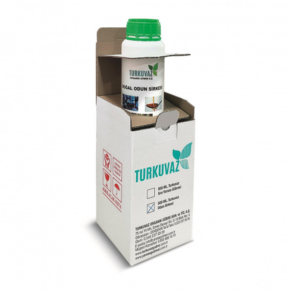500 ml. Turkuvaz Doğal Odun Sirkesi (Zararlılara Organik Çözüm) ürün görseli 1