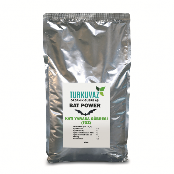 Turkuvaz Bat Power 10 Kg. Organik Toz Yarasa Gübresi ürün görseli 1