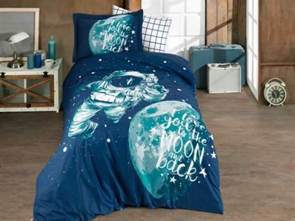 Hobby Poplin Galaxy Tek Kişilik Nevresim Takımı ürün görseli 1