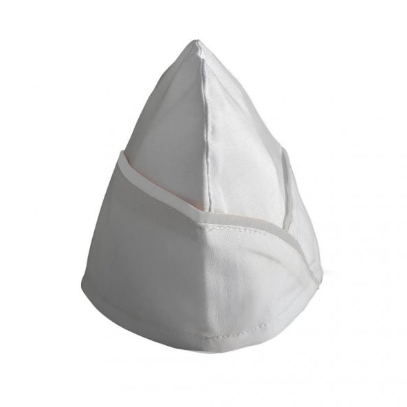 Şensel, Kep, Beyaz, Biyeli -4E510- Aşçı Kepi, İş Kıyafeti ürün görseli 1