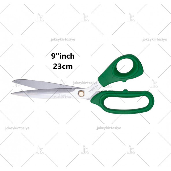 Plastik saplı Kaliteli kumaş Kesim Makası (9"inç/23.cm)-(GERMANY QUALITY) ürün görseli 1