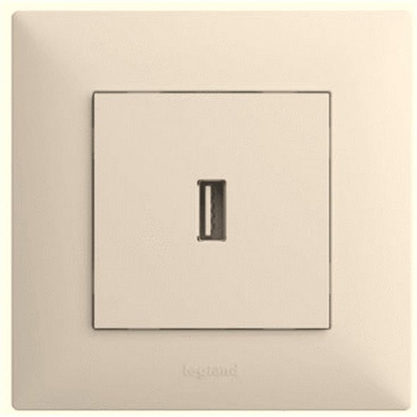 Legrand  768197 Raventi Krem Usb Şarj Prizi ürün görseli 1
