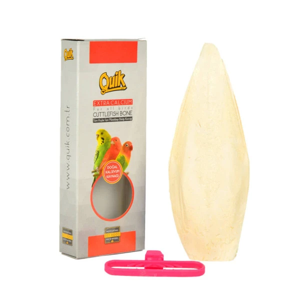 Quik Mürekkep Balığı Kemiği Orta Boy 15x6 cm tekli SKT:08/2027 ürün görseli 1