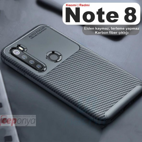 Xiaomi Redmi Note 8 Elde Kaymayan Kamera Korumalı Kalite Kılıf ürün görseli 1