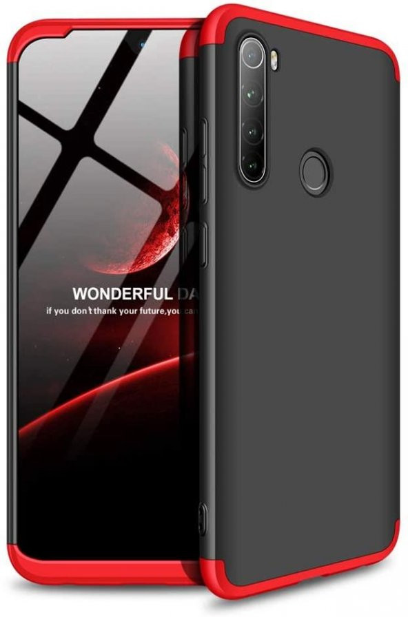 Xiaomi Redmi Note 8 Kılıf Zore Kamera Korumalı 360 Tam Koruma Ays ürün görseli 1