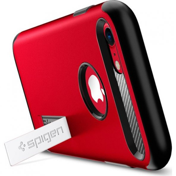 Spigen Apple iPhone 8 - iPhone 7 Kılıf Slim Armor Crimson Red - 0 - Resim 2