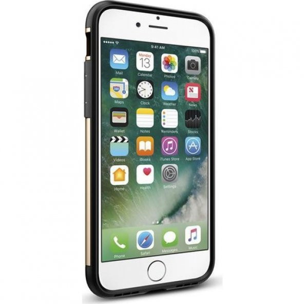 Spigen Apple iPhone 8 - iPhone 7 Kılıf Slim Armor Champagne Gold - Resim 3