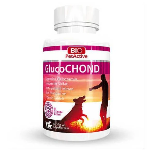 Biopetactive GlucoChond 60 tabs Skt:11/2027 ürün görseli 1