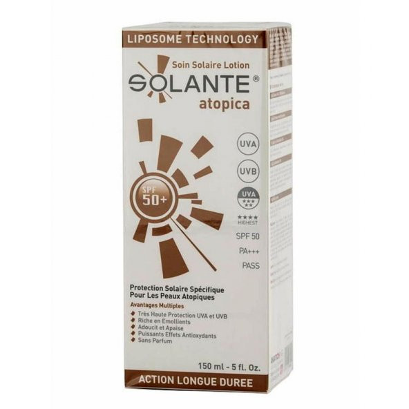 Solante Atopica Spf 50 Lotion 150 Ml ( Atopik Dermatit) ürün görseli 1