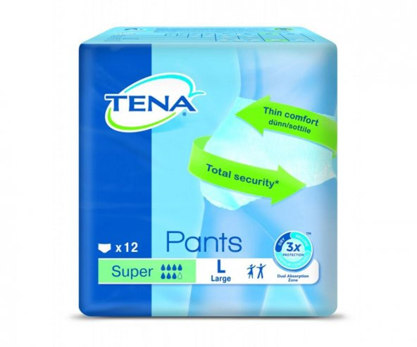 TENA Pants Super 12 Large ürün görseli 1