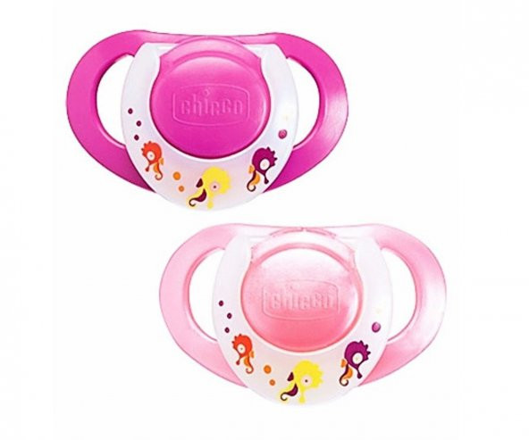 Chicco Physioring Pembe Kaucuk 4 ay+ 2Lı ürün görseli 1