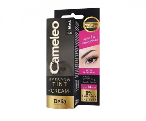 Delia Cameleo Kaş Boyası Krem Black 15 Ml ürün görseli 1