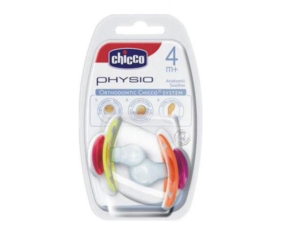 Chicco Physio Silikon Pokemon 2li Yalancı Emzik (4 Ay+) ürün görseli 1