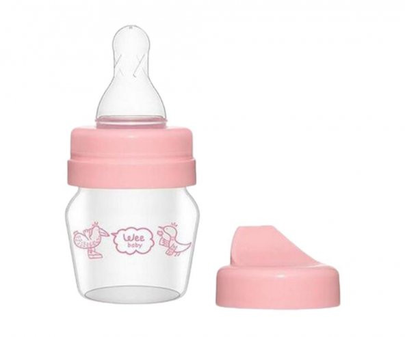 Wee Baby Mini Cam Alıştırma Bardağı Seti 30ml / Pembe ürün görseli 1