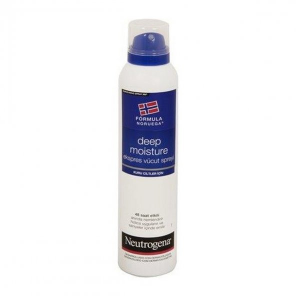 Neutrogena Deep Moısture Ekspress Vücut Spreyi 200Ml Kuru Ciltler ürün görseli 1
