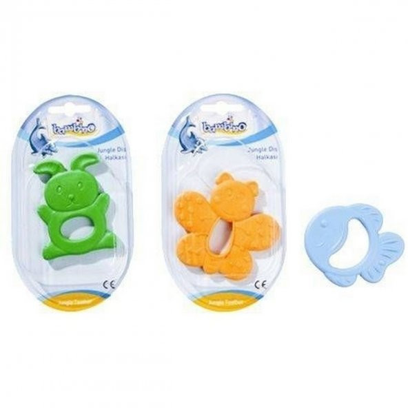 Bambino Jungle Diş Halkası - Mavi ürün görseli 1