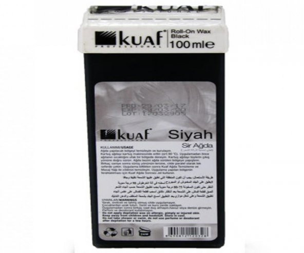 Kuaf Kartuş Ağda BLACK SİYAH  100 ml ürün görseli 1