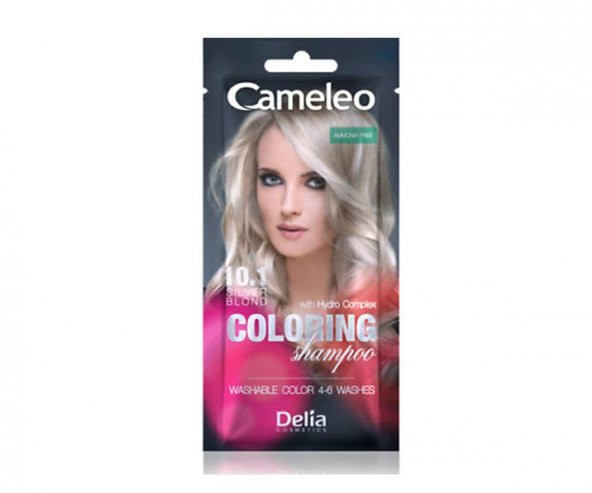 Delia Camelia Saç Renklendirici Şampuan Tek Kullanımlık 10.1 - Silver Blond ürün görseli 1