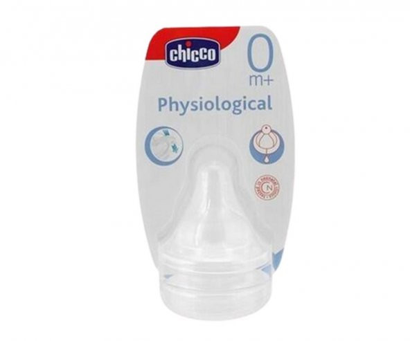 Chicco Silikon Biberon Emziği Normal Akış (0 M+) 2li ürün görseli 1