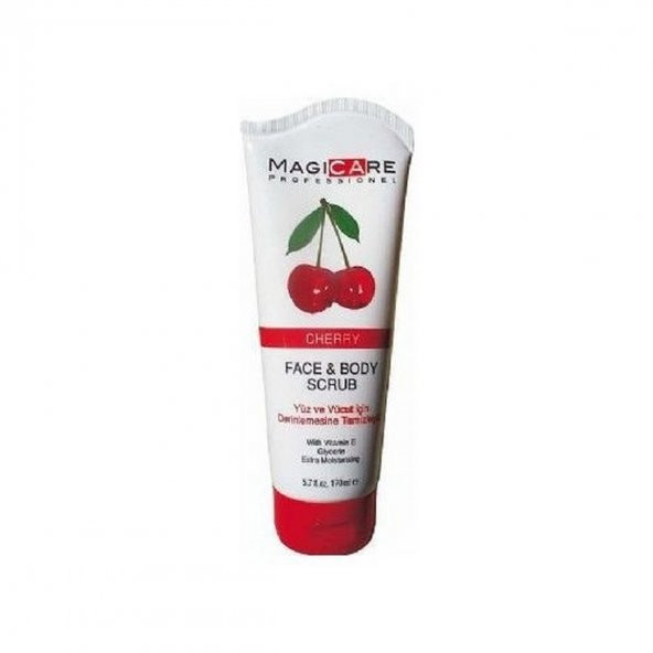 Magicare Face  Body Scrub Vişne Özlü Yüz Ve Vücut Peelingi 200 Ml ürün görseli 1