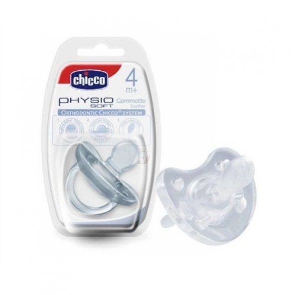 Chicco Physio Soft Silikon Emzik 4 ay+ Tekli - Resim 2
