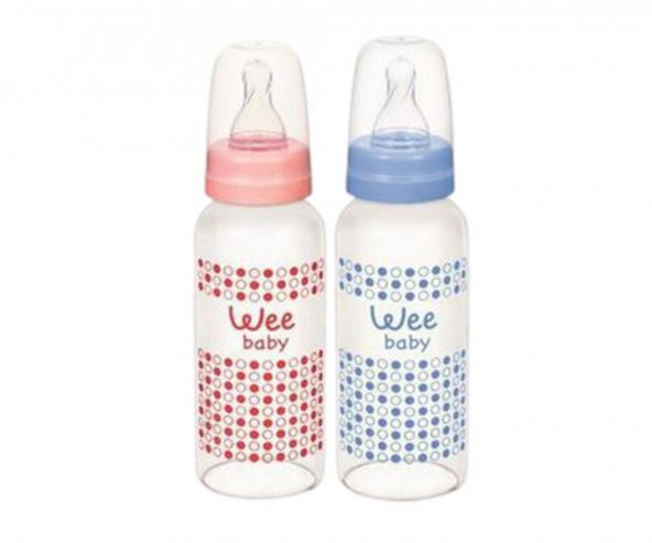 Wee Baby Baby Isıya Dayanıklı Cam Biberon 180 Ml ürün görseli 1