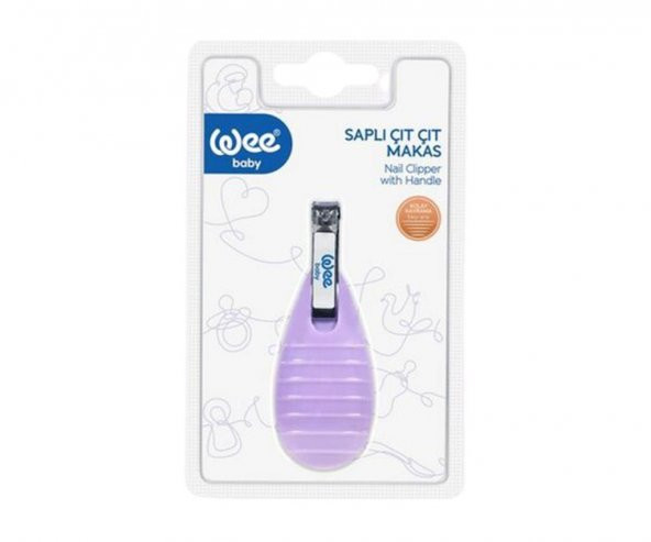 Wee Baby Sapli Çıt Çıt Makas - Mor ürün görseli 1