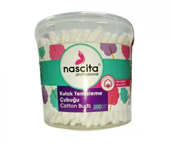 Nascita Naskc000200 Kulak Temizleme Çubuğu 200 Adet ürün görseli 1