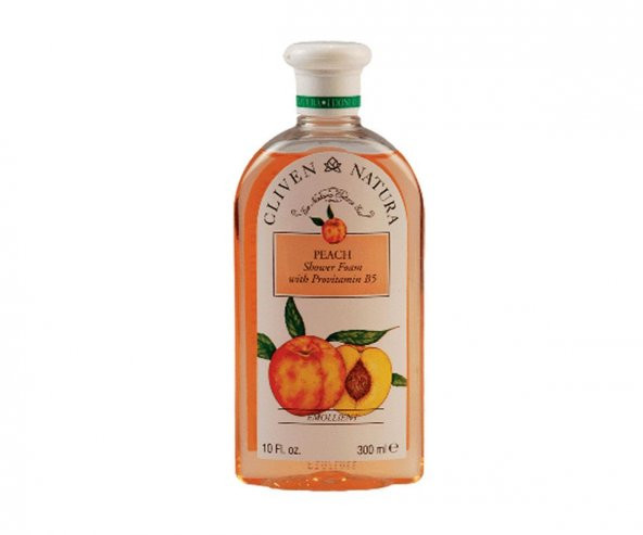 Cliven Natura Peach Provitamin B5li Duş Köpüğü 300 Ml ürün görseli 1