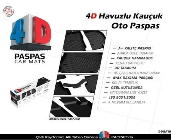 OPEL CORSA D - E 4D HAVUZLU PASPAS 2007-2019 A+KALİTE - Resim 7