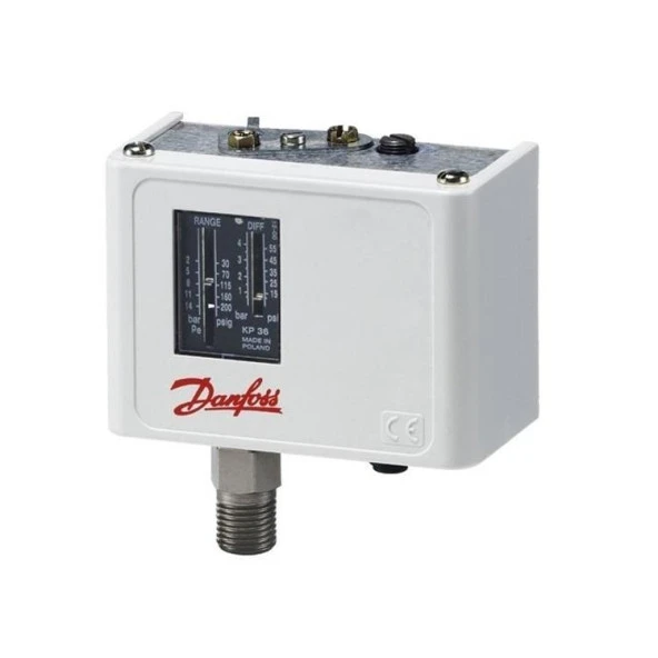 Danfoss 060-117166 KP 5 Yüksek Basınç Otomatik Resetli Presostat (Fan Kontrol) ürün görseli 1