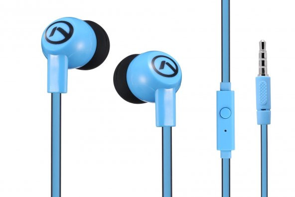Amplify Walk the Talk Series Mikrofonlu Kulakiçi Kulaklık Mavi Siyah 1000-BLBK ürün görseli 1